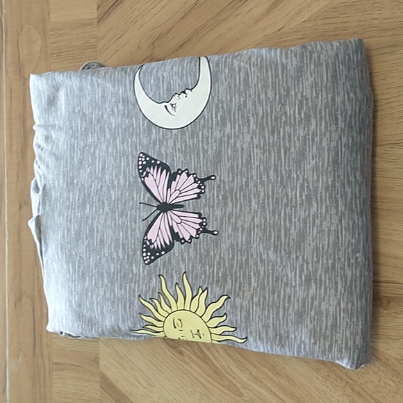 LA+Image Graphic Hooded Sweatshirt 2X Gray - Picture 12 of 12